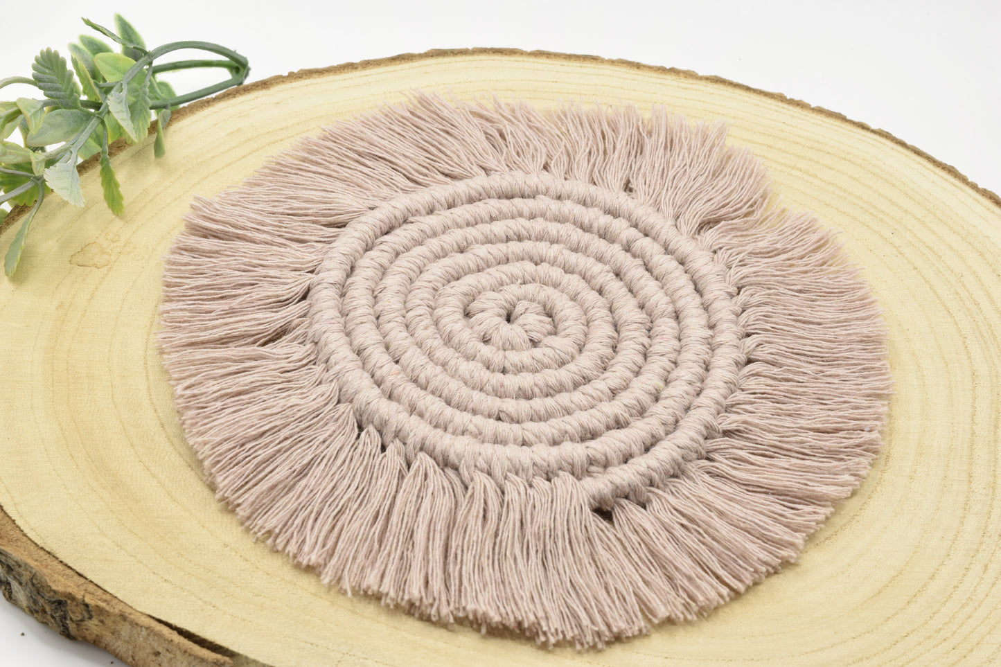 Macrame Round Coasters Set