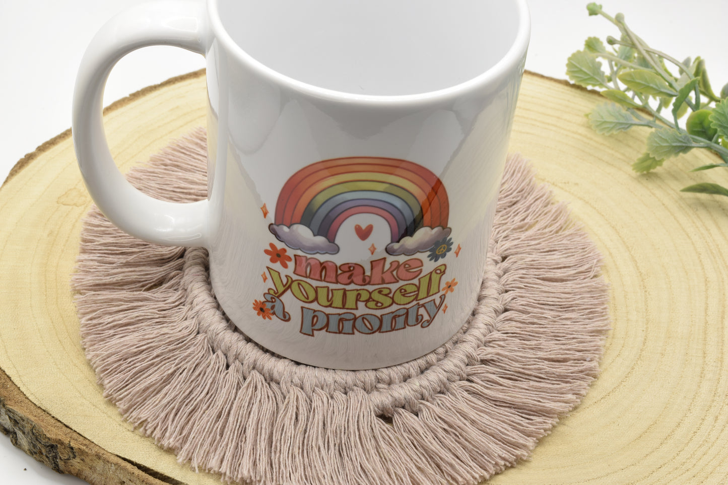 Macrame Round Coasters Set