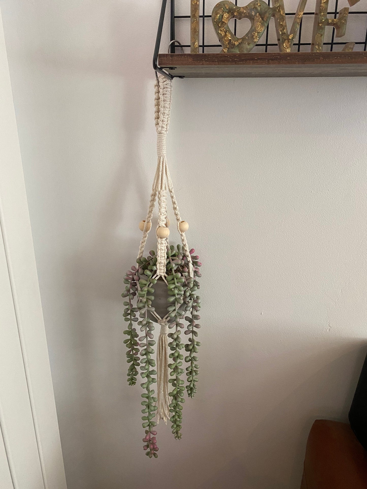 Macrame Plant Hanger Indoor for small pots