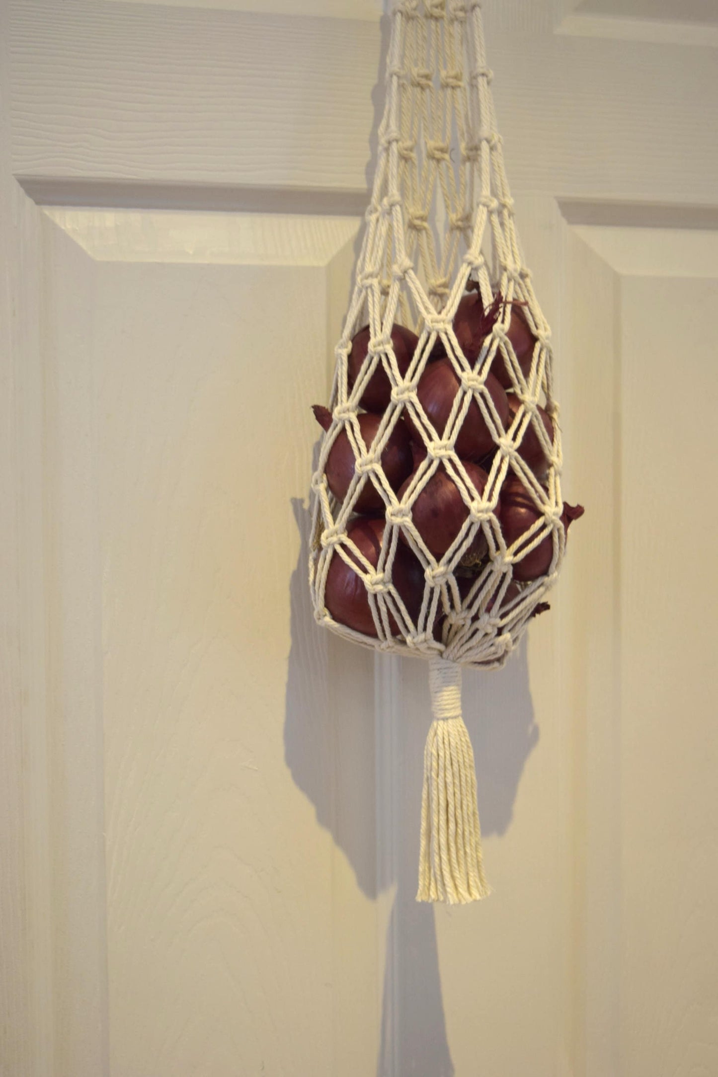 Macrame Kitchen Hanging Fruit Vegetable Basket