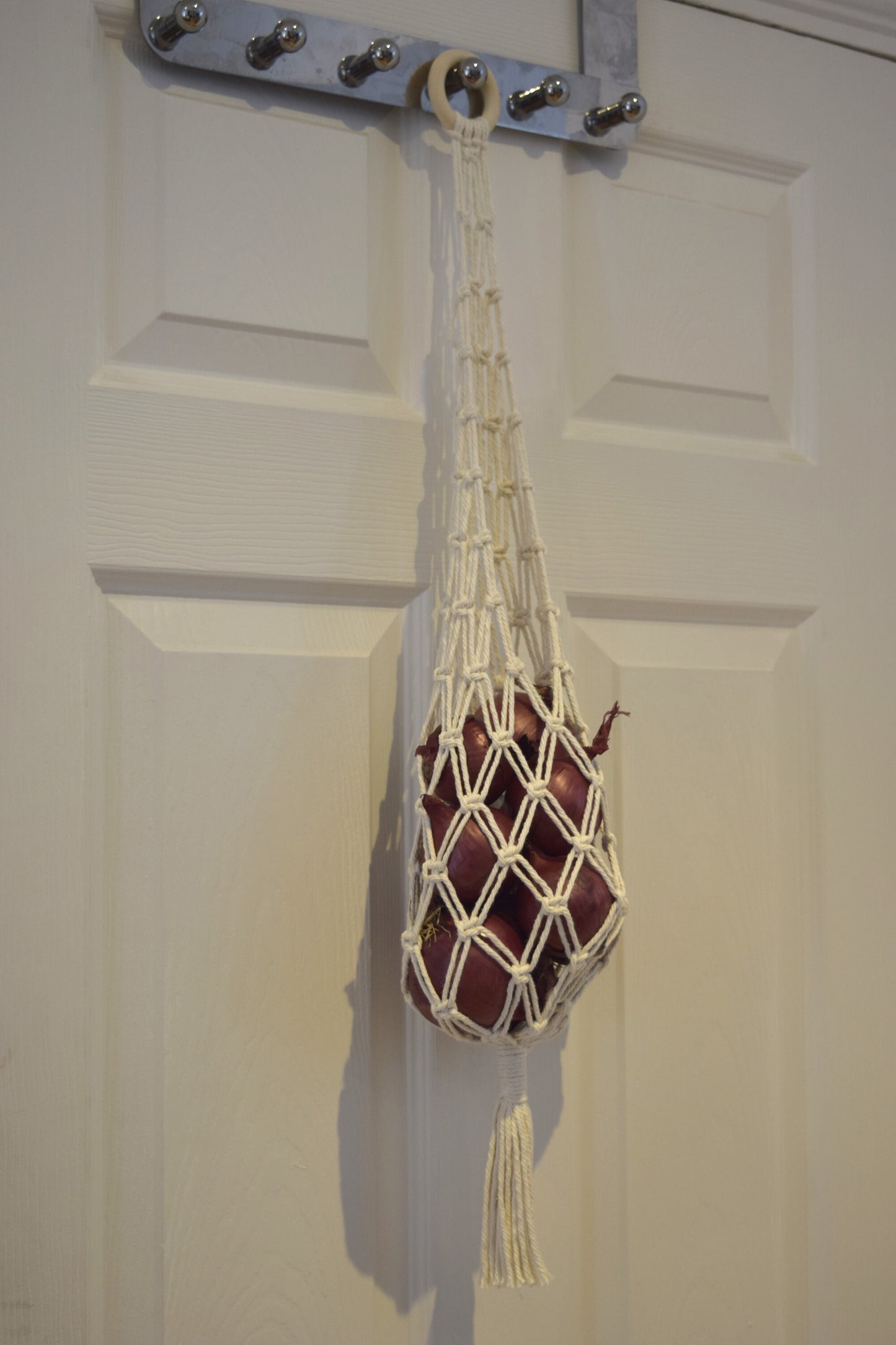 Macrame Kitchen Hanging Fruit Vegetable Basket