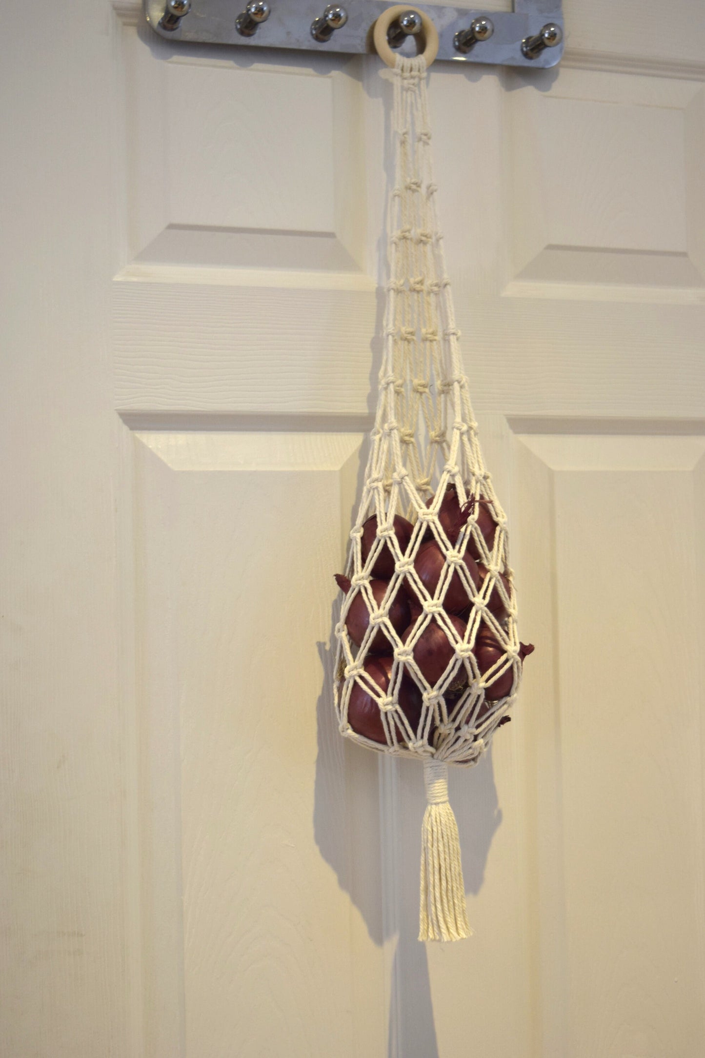 Macrame Kitchen Hanging Fruit Vegetable Basket