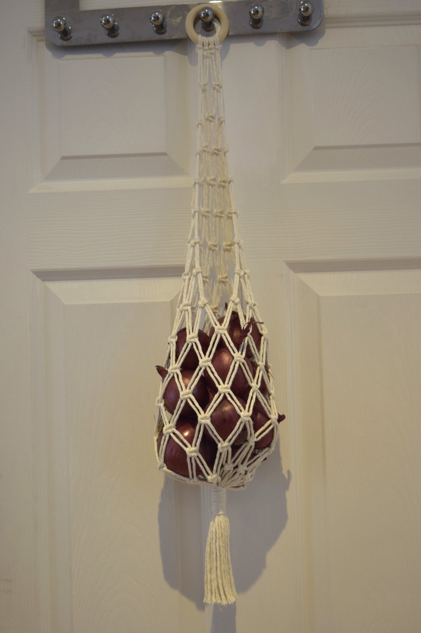Macrame Kitchen Hanging Fruit Vegetable Basket