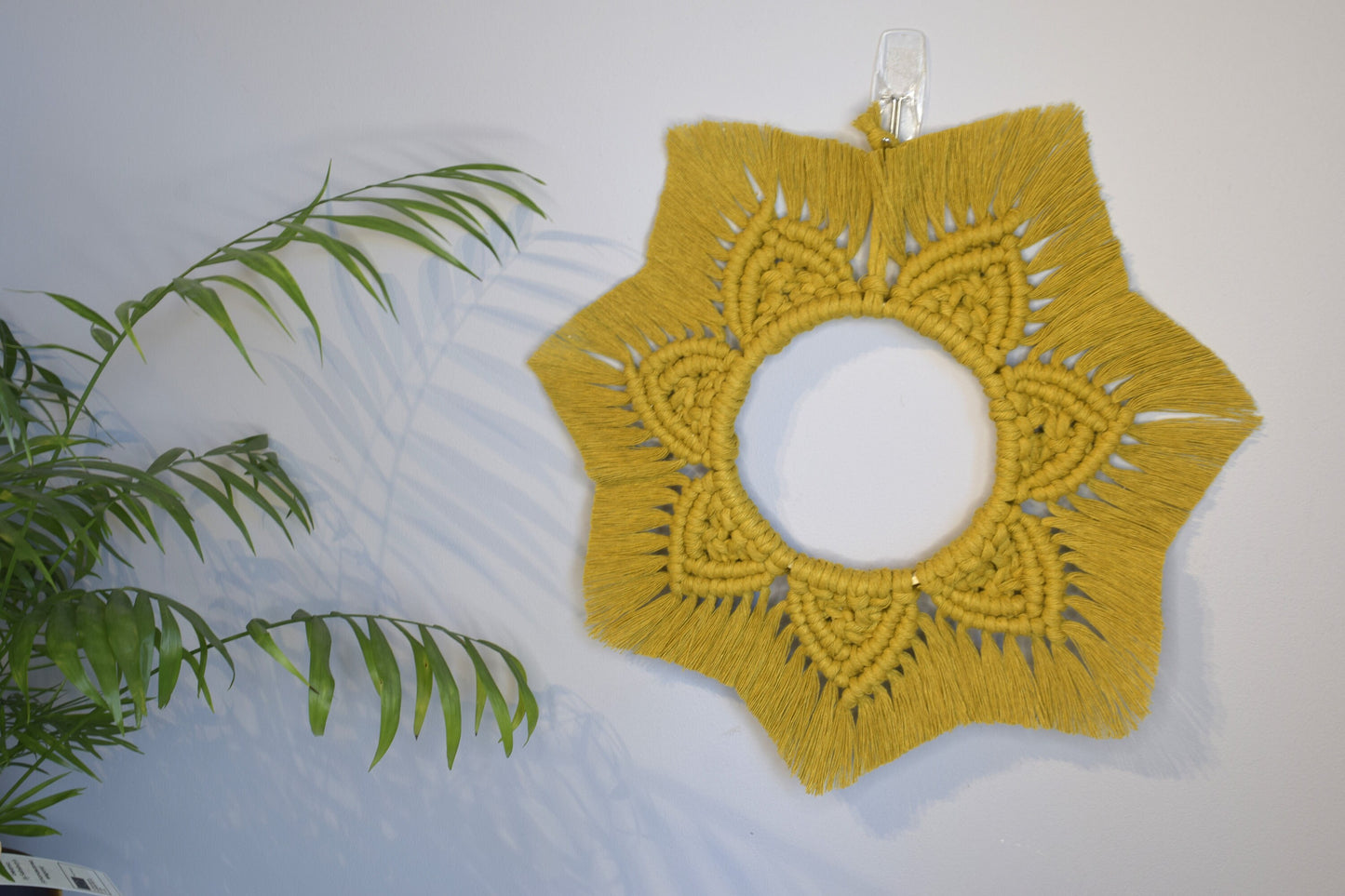 Round Macrame Mandala Autumn Wreath