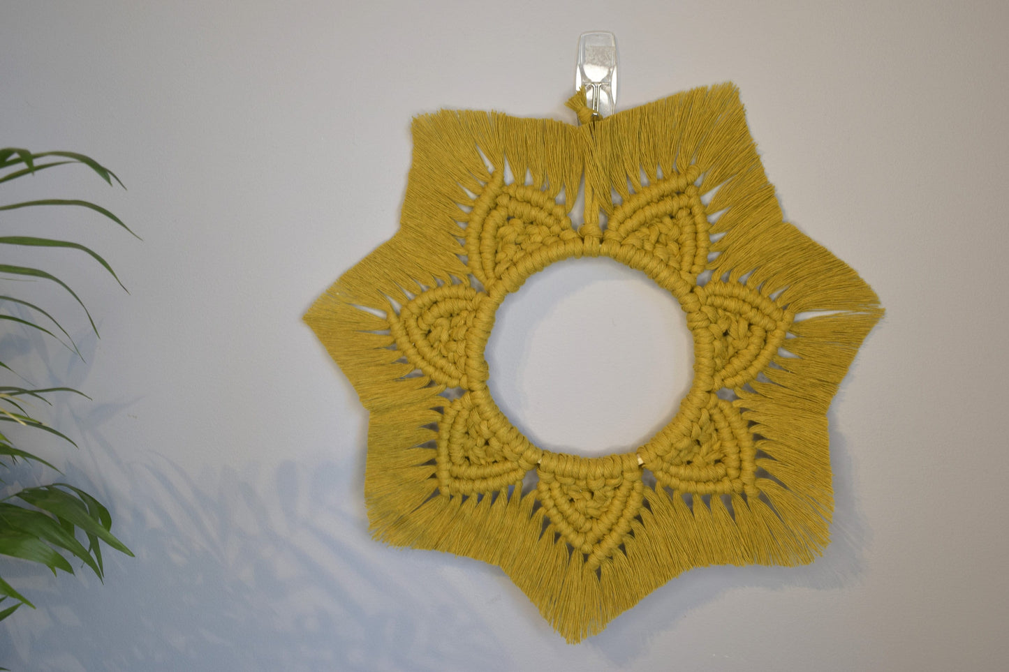 Round Macrame Mandala Autumn Wreath
