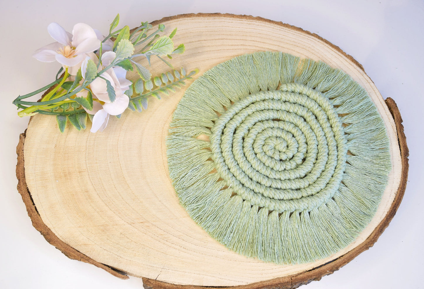 Macrame Round Coasters Set