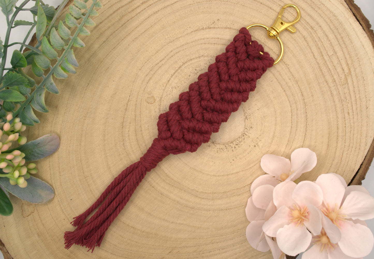 Cotton Macrame Key Holder