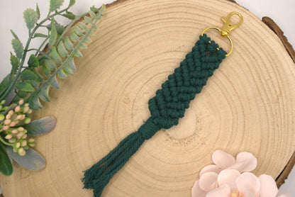 Cotton Macrame Key Holder