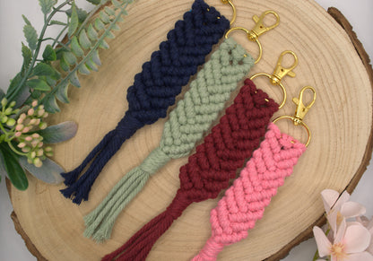 Cotton Macrame Key Holder