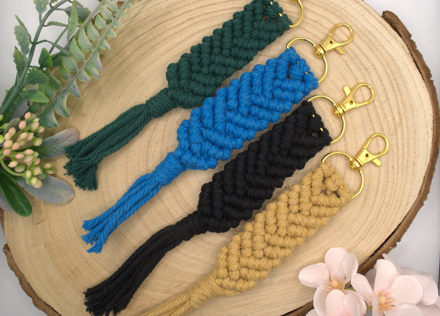 Cotton Macrame Key Holder