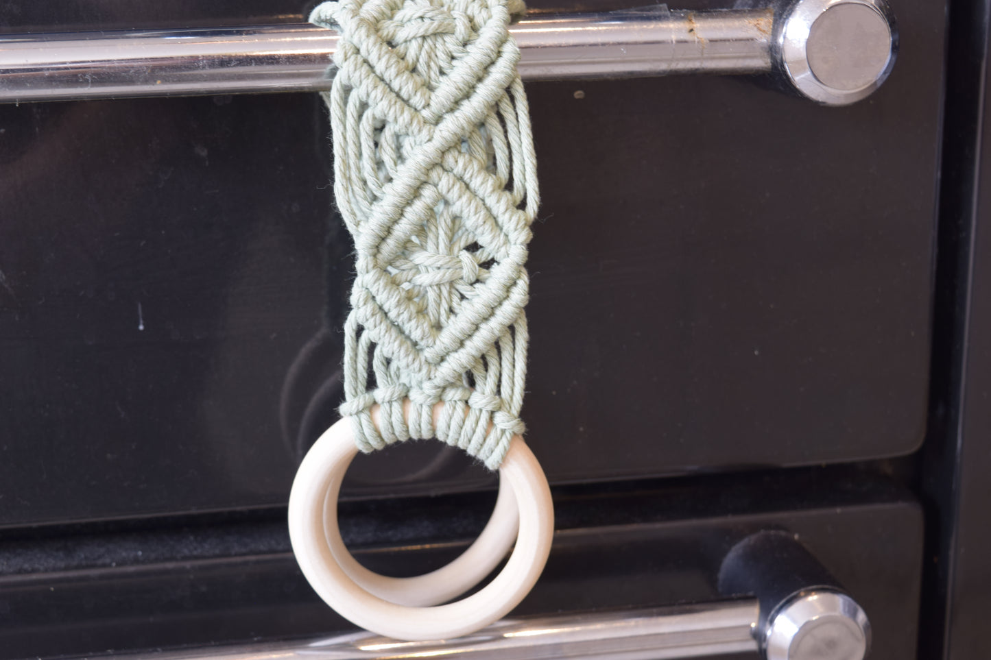 Macrame Kitchen Hand Towel Hanger