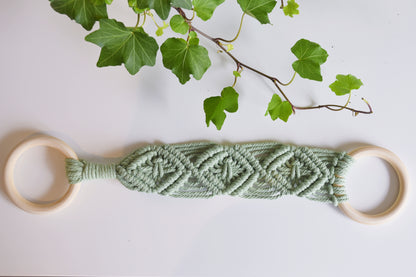 Macrame Kitchen Hand Towel Hanger