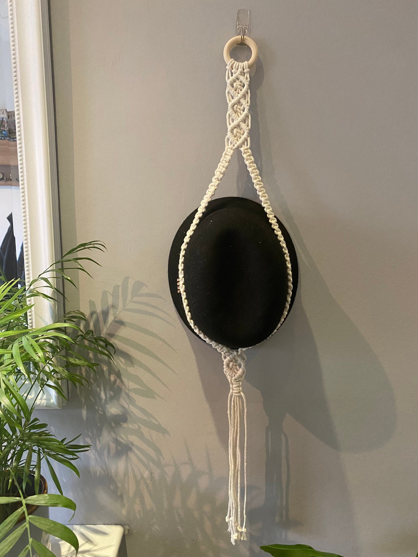 Macrame Hat Hanger