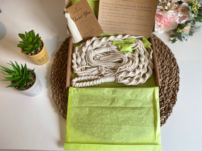 Indoor Macrame Plant Hanger with No Tassel