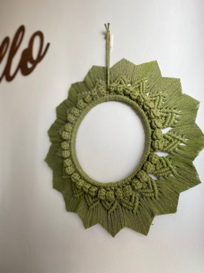 Rustic Sage Green Autumn Wreath