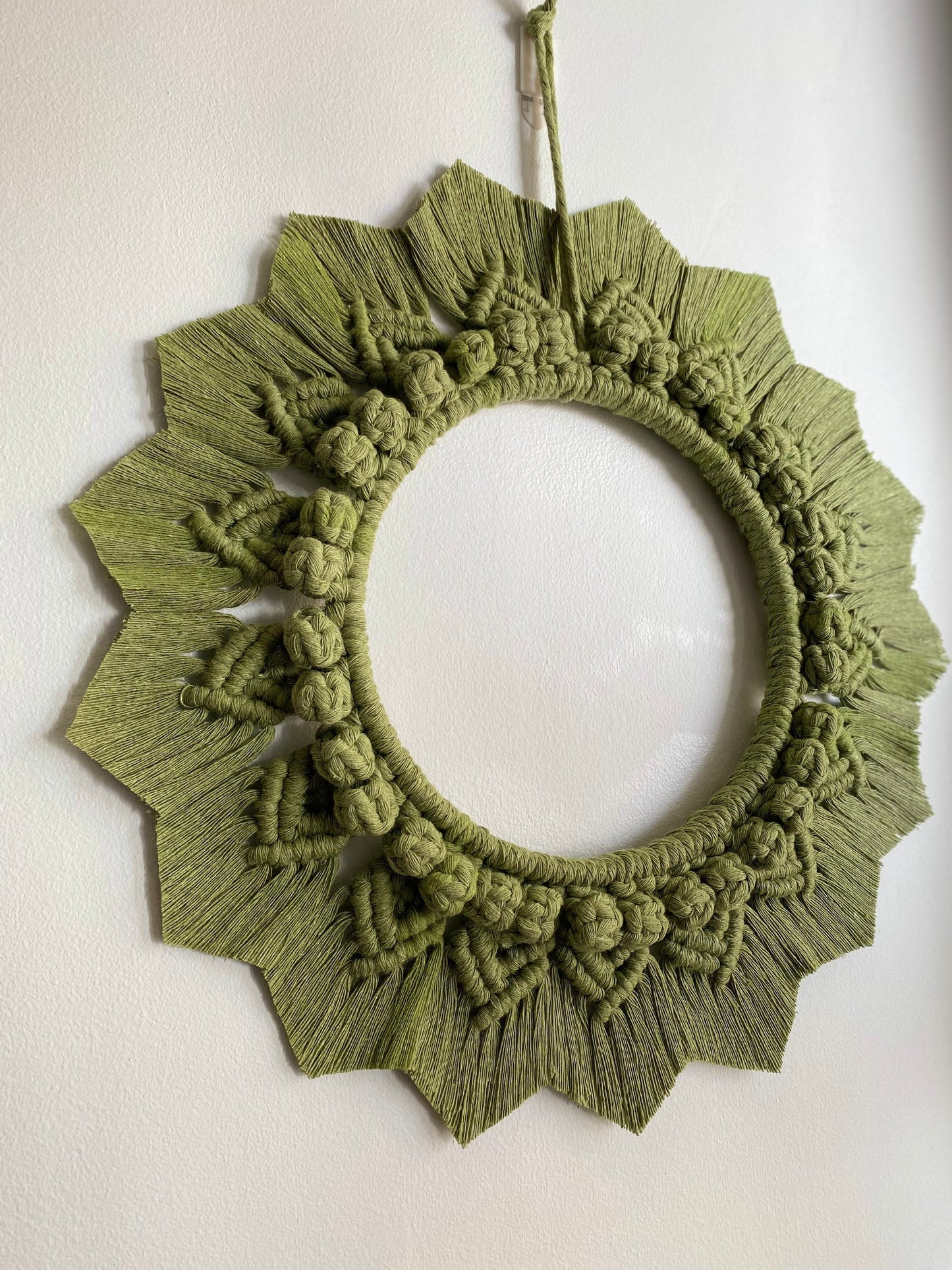 Rustic Sage Green Autumn Wreath