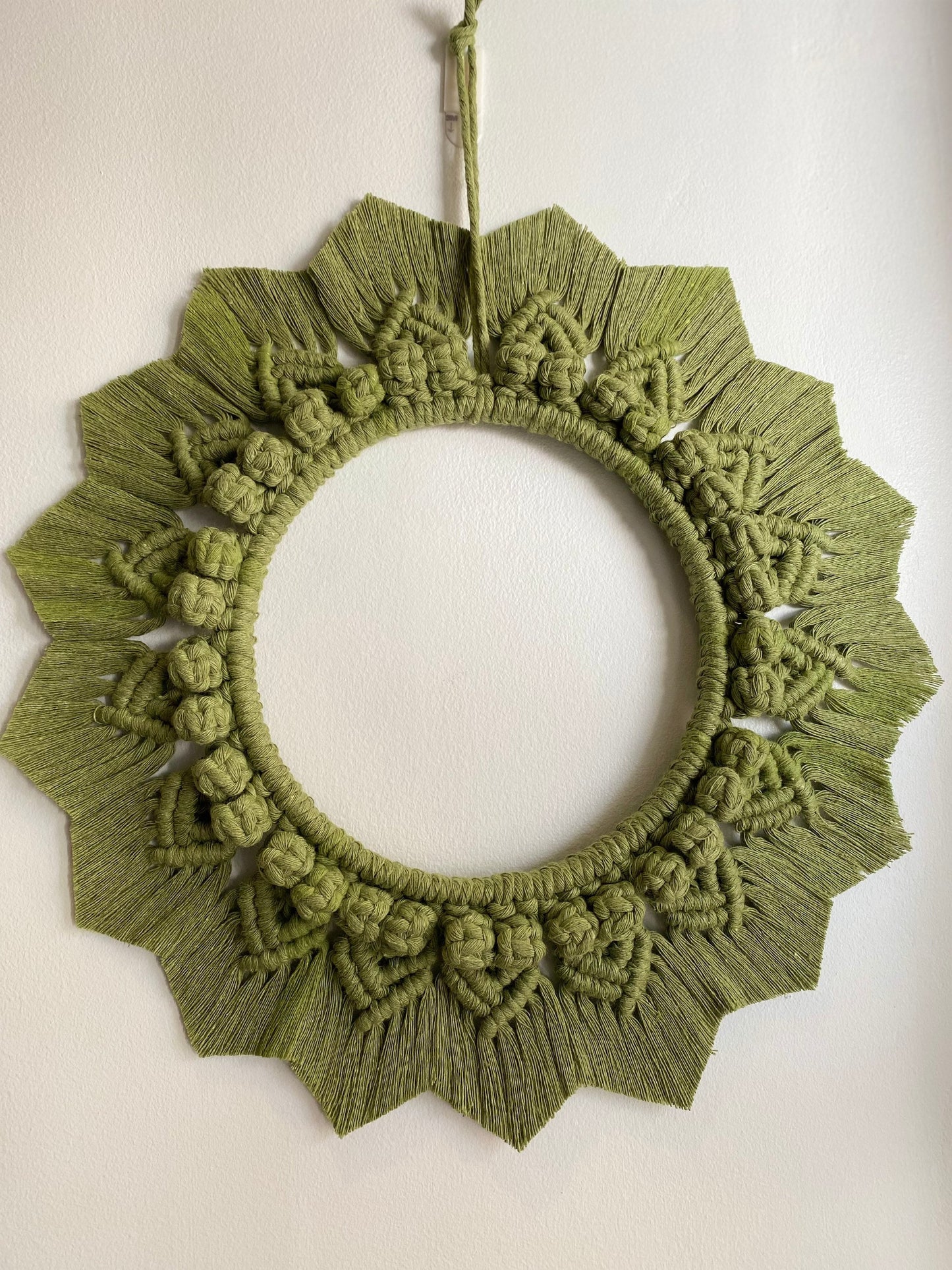 Rustic Sage Green Autumn Wreath