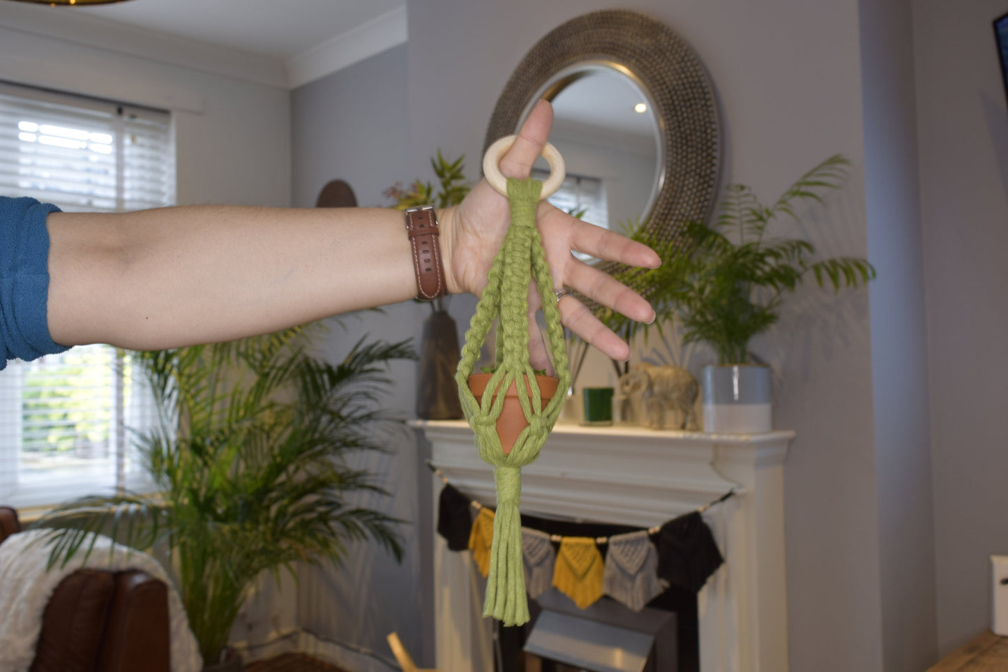 Mini Indoor Macrame Plant Hanger