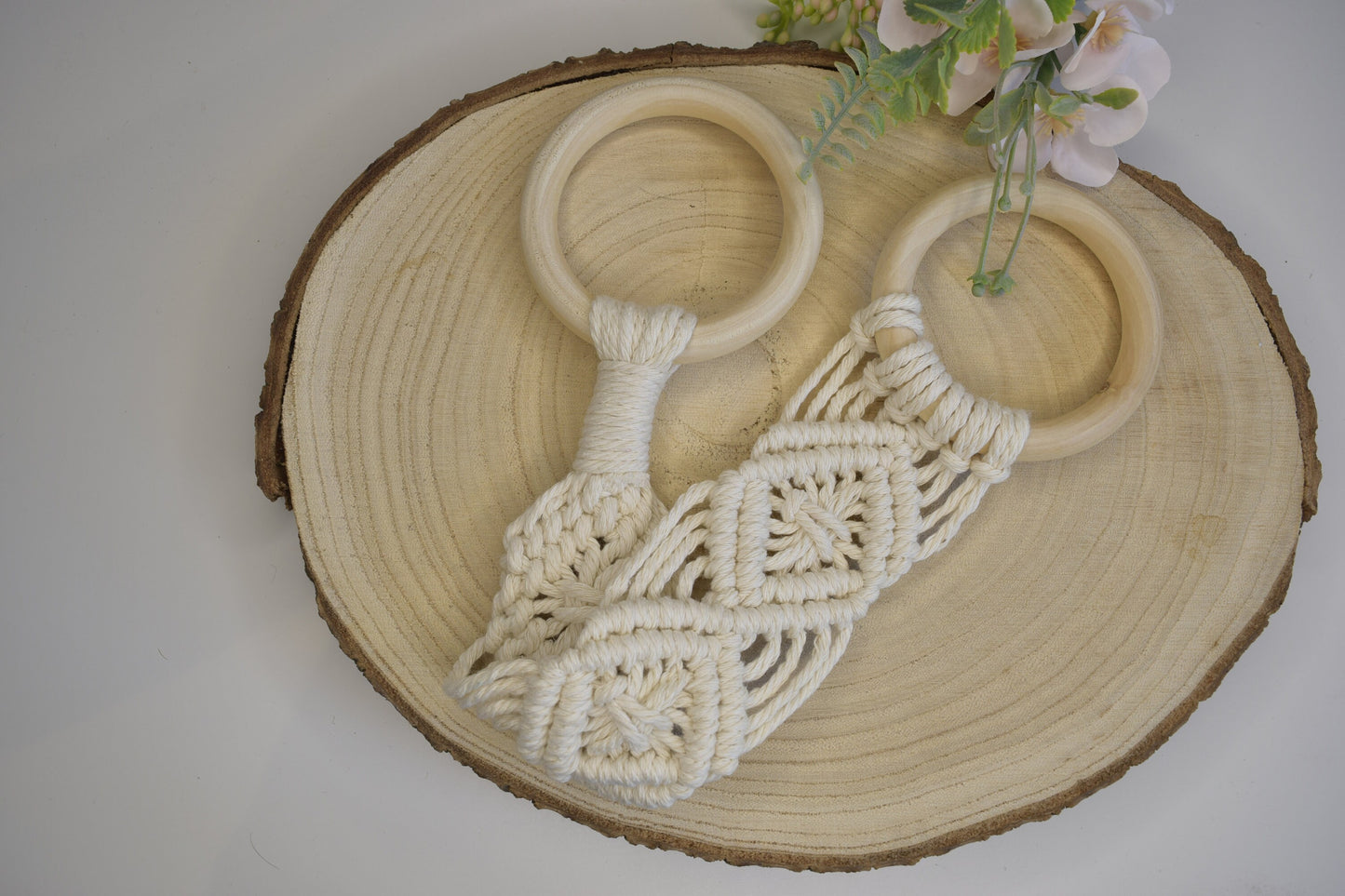 Macrame Kitchen Hand Towel Hanger