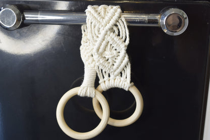 Macrame Kitchen Hand Towel Hanger