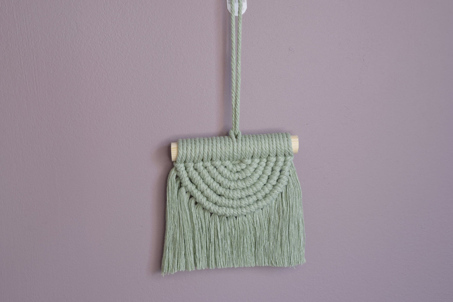 Sage Green Car Rear Mirror Hanging