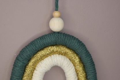 Pastel Rainbow Macrame Wall Hanging