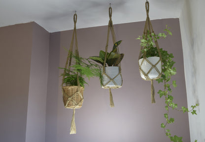 Indoor Jute Macrame Ceiling Plant Hanger