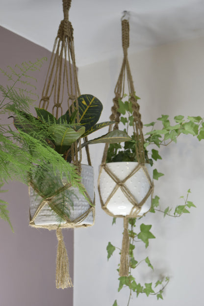 Indoor Jute Macrame Ceiling Plant Hanger