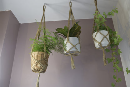 Indoor Jute Macrame Ceiling Plant Hanger