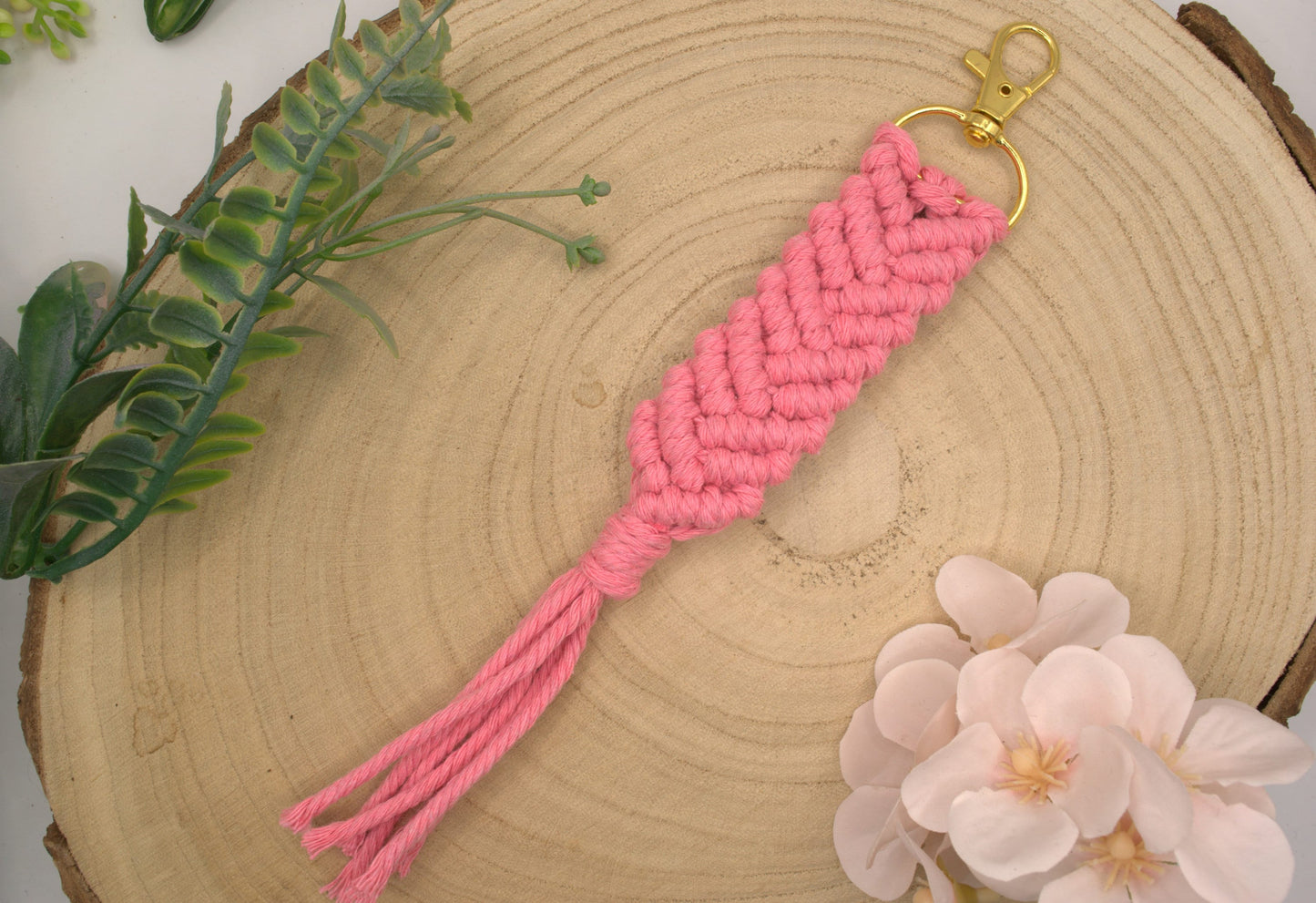 Cotton Macrame Key Holder