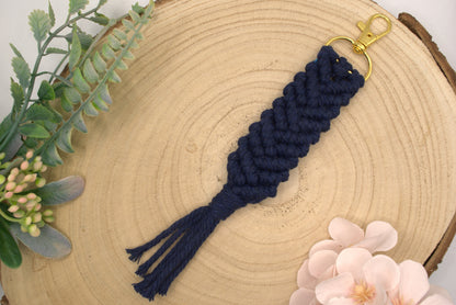 Cotton Macrame Key Holder