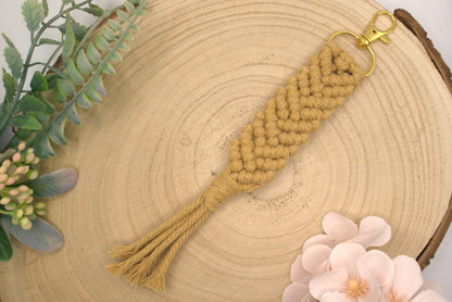 Cotton Macrame Key Holder