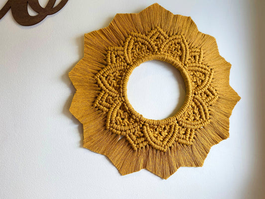 Macrame Mandala Wreath